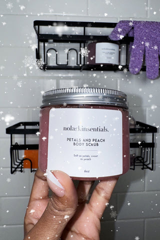 Petals and Peach Body Scrub